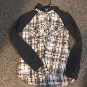 Hooded flannel